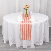 12" x 108" Satin Stripe Table Runner