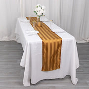 12" x 108" Satin Stripe Table Runner