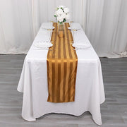 12" x 108" Satin Stripe Table Runner