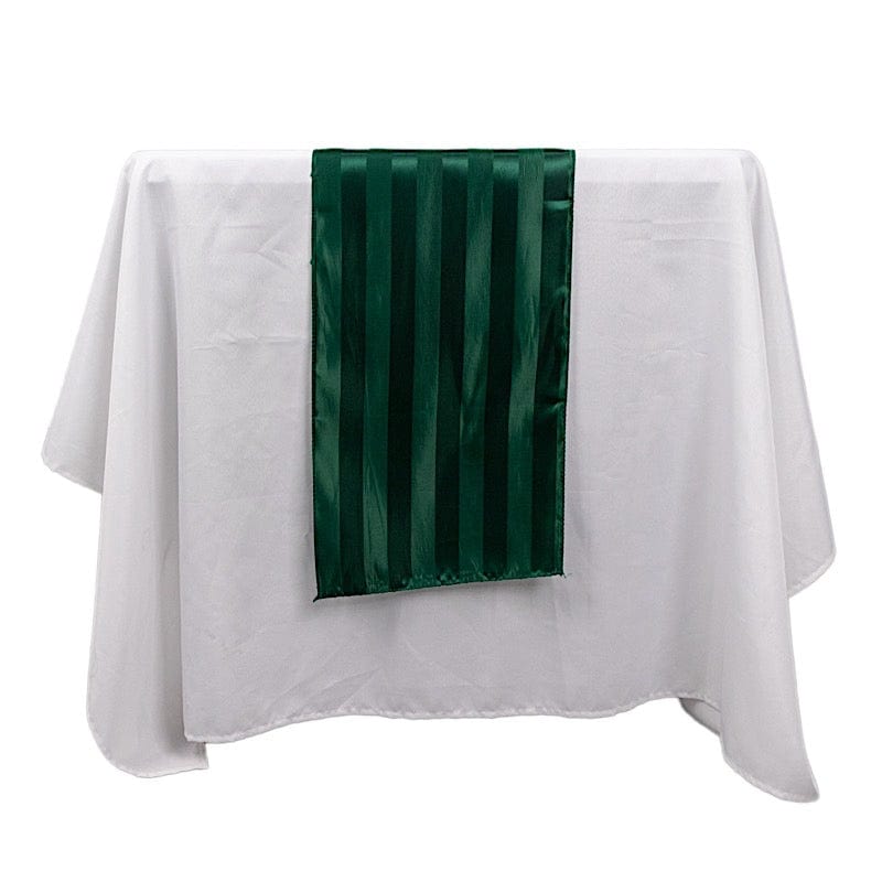 12" x 108" Satin Stripe Table Runner
