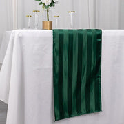 12" x 108" Satin Stripe Table Runner