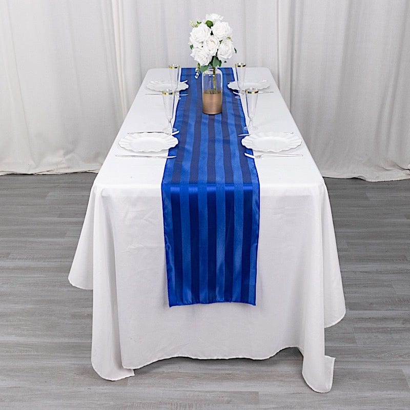 12" x 108" Satin Stripe Table Runner
