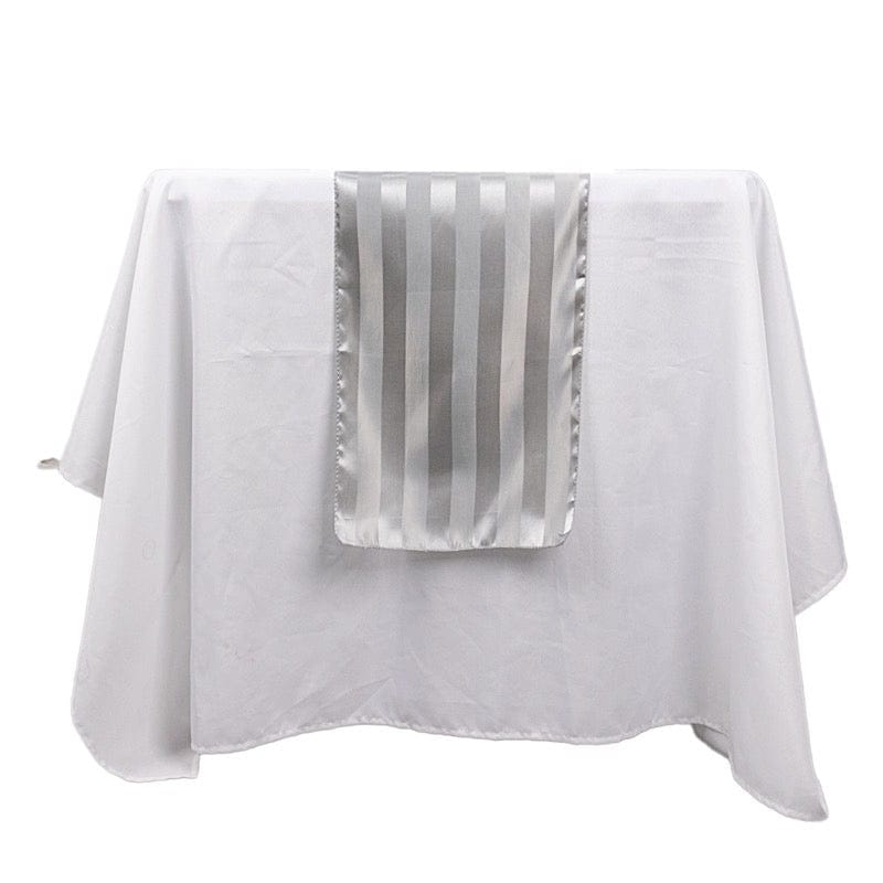 12" x 108" Satin Stripe Table Runner