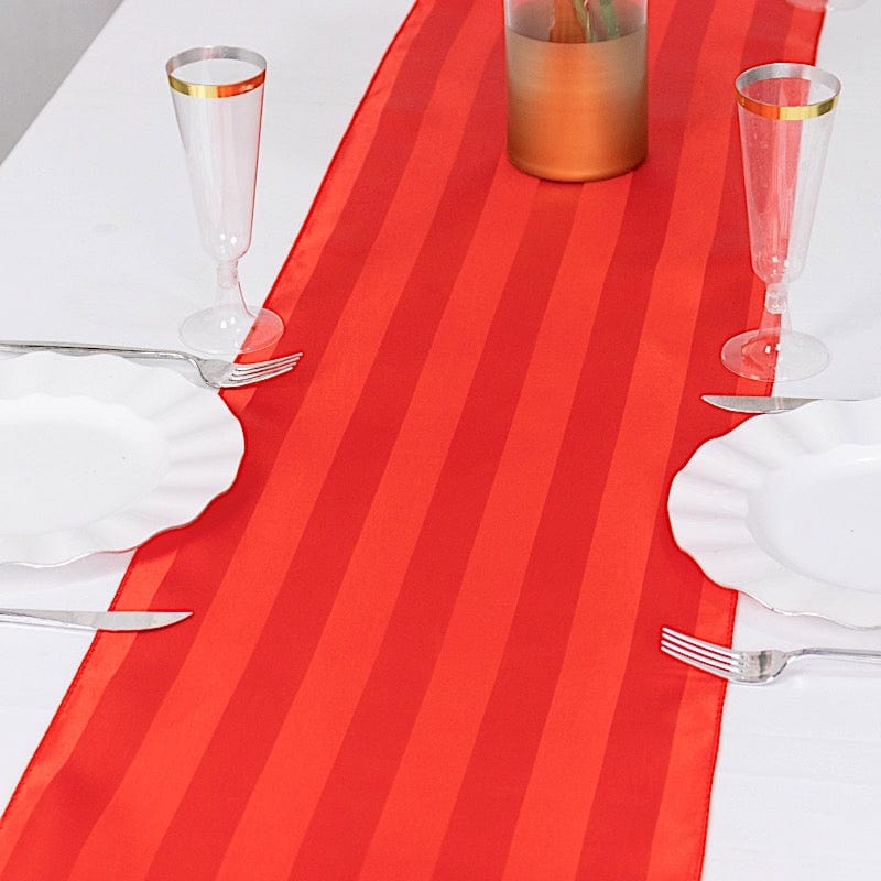 12" x 108" Satin Stripe Table Runner