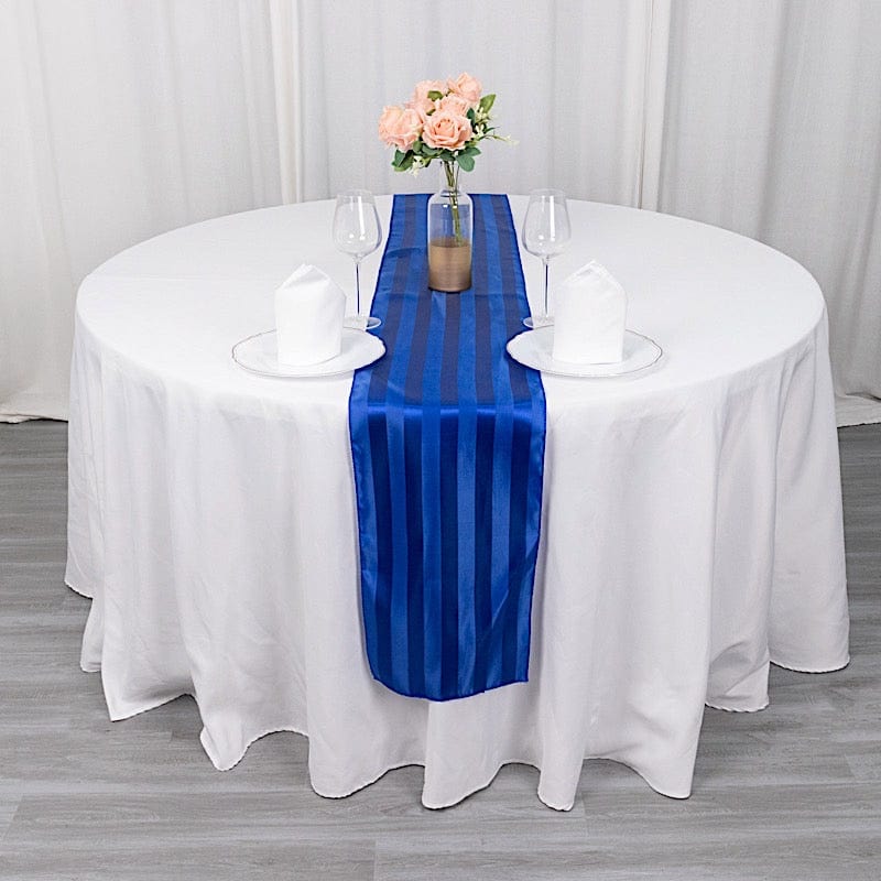 12" x 108" Satin Stripe Table Runner