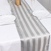 12" x 108" Satin Stripe Table Runner