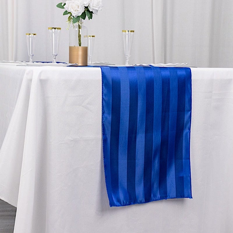 12" x 108" Satin Stripe Table Runner