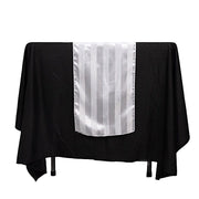 12" x 108" Satin Stripe Table Runner