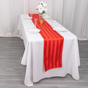12" x 108" Satin Stripe Table Runner