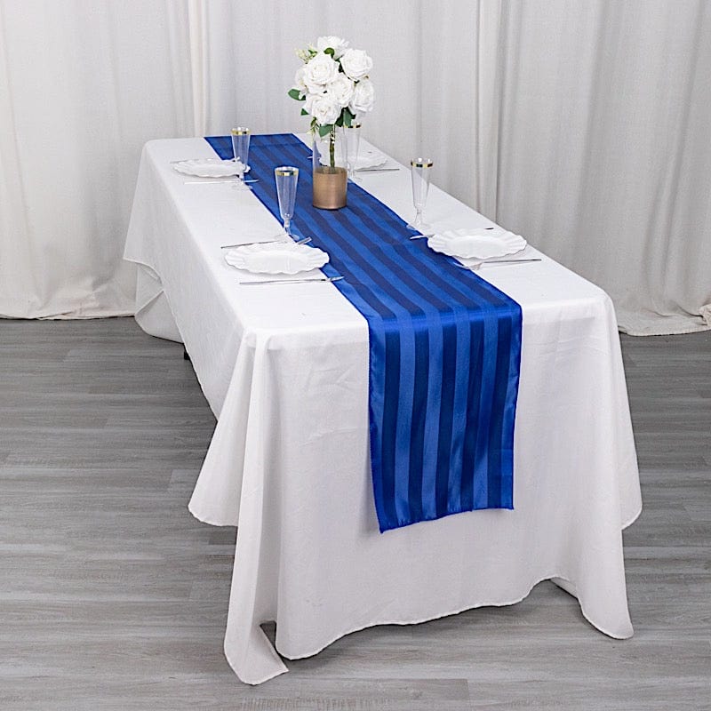 12" x 108" Satin Stripe Table Runner