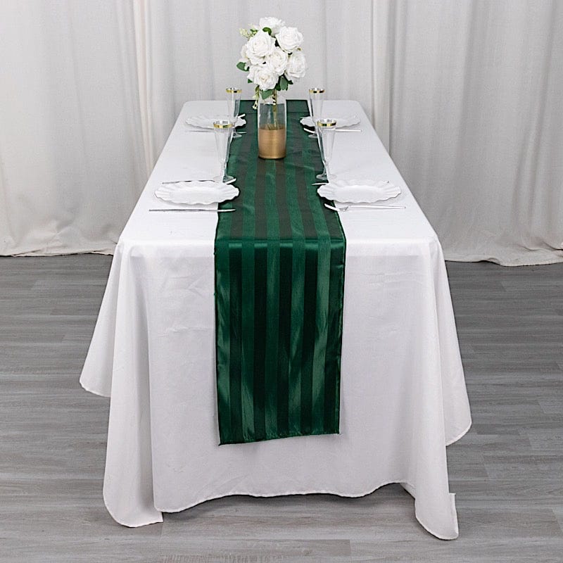 12" x 108" Satin Stripe Table Runner