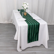 12" x 108" Satin Stripe Table Runner