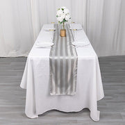 12" x 108" Satin Stripe Table Runner