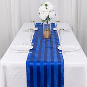 12" x 108" Satin Stripe Table Runner