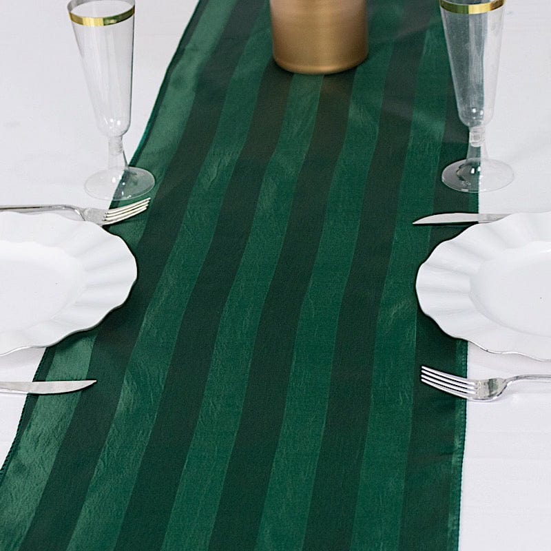 12" x 108" Satin Stripe Table Runner