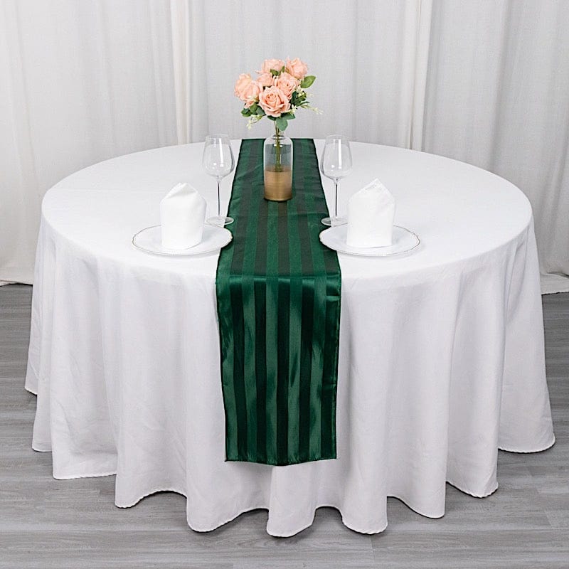 12" x 108" Satin Stripe Table Runner