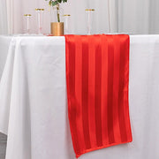 12" x 108" Satin Stripe Table Runner