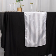 12" x 108" Satin Stripe Table Runner