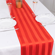 12" x 108" Satin Stripe Table Runner