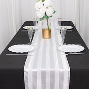12" x 108" Satin Stripe Table Runner