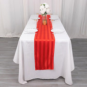 12" x 108" Satin Stripe Table Runner