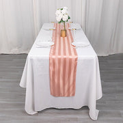 12" x 108" Satin Stripe Table Runner