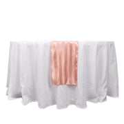 12" x 108" Satin Stripe Table Runner