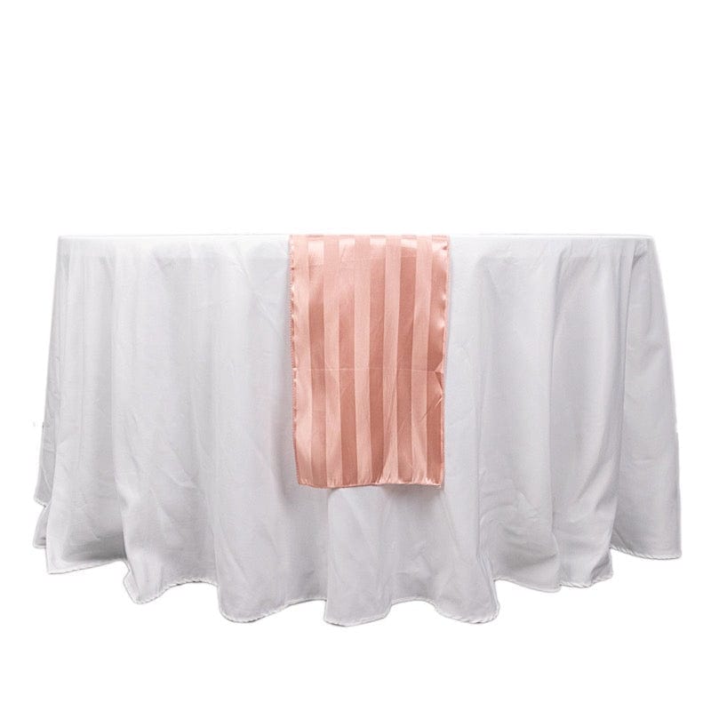 12" x 108" Satin Stripe Table Runner
