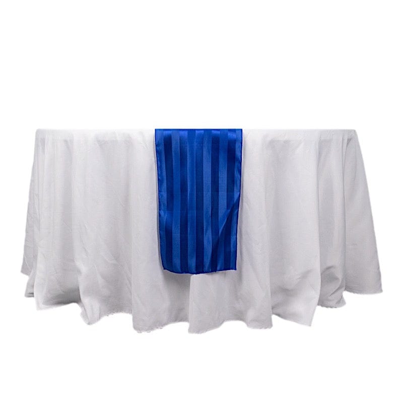 12" x 108" Satin Stripe Table Runner RUN_STN02_ROY