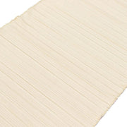 12" x 108" Scuba Polyester Table Runner with Accordion Pleated Design