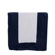 12" x 108" Scuba Polyester Table Runner with Accordion Pleated Design RUN_SCUBA_PLT_WHT