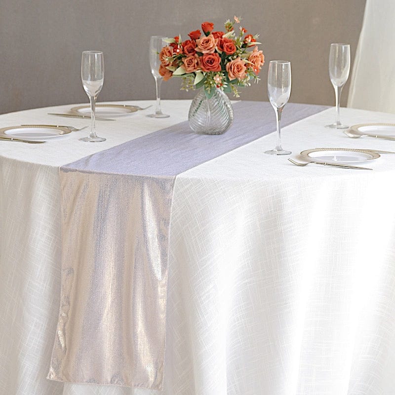 12" x 108" Shimmer Sequin Dots Polyester Table Runner