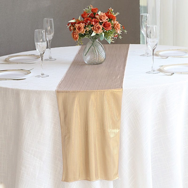 12" x 108" Shimmer Sequin Dots Polyester Table Runner