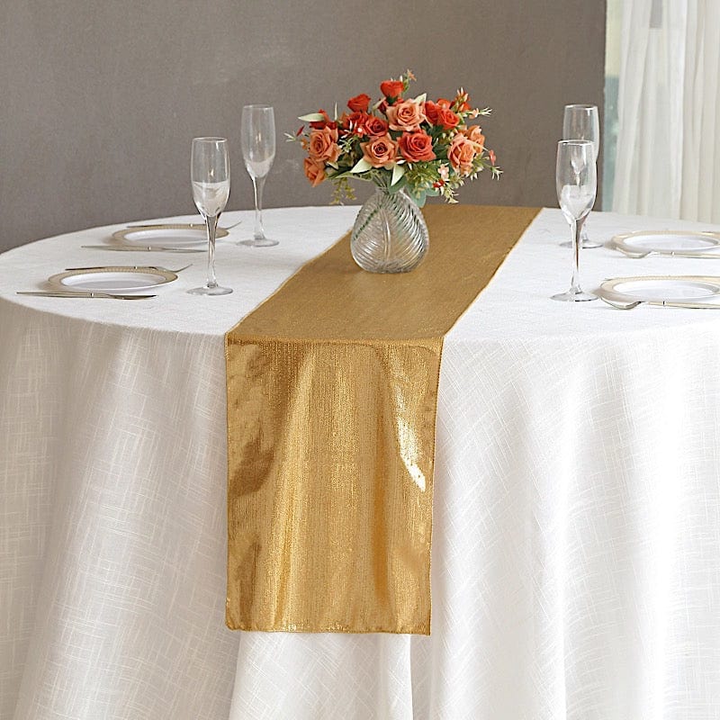 12" x 108" Shimmer Sequin Dots Polyester Table Runner