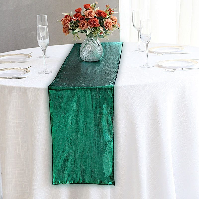 12" x 108" Shimmer Sequin Dots Polyester Table Runner