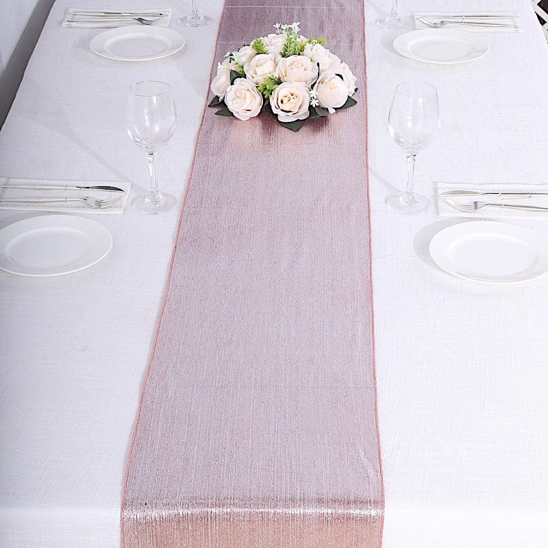 12" x 108" Shimmer Sequin Dots Polyester Table Runner