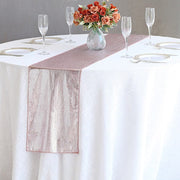 12" x 108" Shimmer Sequin Dots Polyester Table Runner