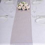 12" x 108" Shimmer Sequin Dots Polyester Table Runner