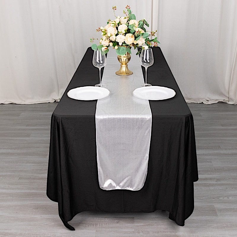 12" x 108" Shimmer Sequin Dots Polyester Table Runner