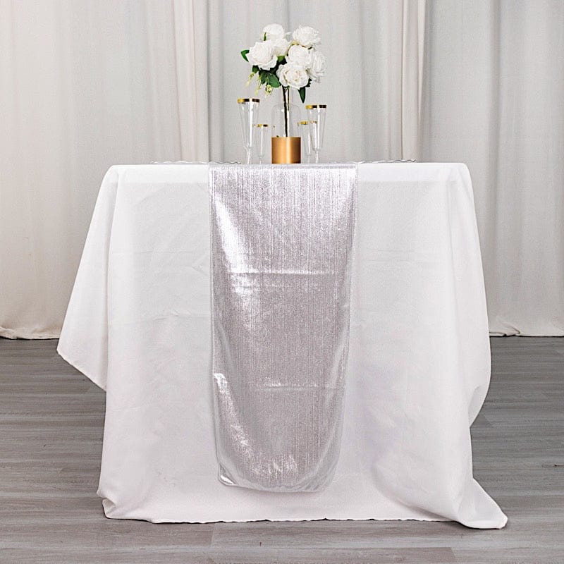 12" x 108" Shimmer Sequin Dots Polyester Table Runner