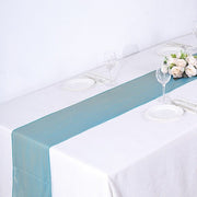 12" x 108" Shimmer Sequin Dots Polyester Table Runner RUN_SHIM_TURQ