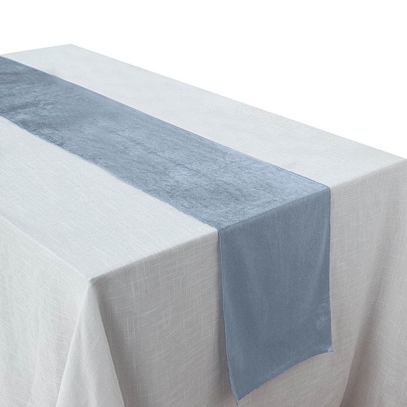12"x107" Premium Velvet Table Runner Wedding Linens