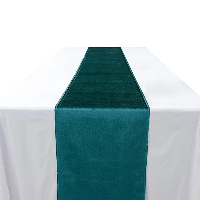 12"x107" Premium Velvet Table Runner Wedding Linens