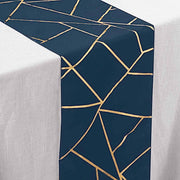 12"x108" Geometric Polyester Table Runner Wedding Linens