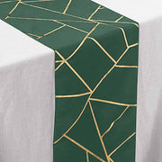 12"x108" Geometric Polyester Table Runner Wedding Linens