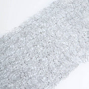 12"x108" Sequin Mesh Schiffli Lace Table Runner