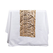 12"x108" Wave Mesh Table Runner with Embroidered Sequins