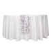 12"x108" Wave Mesh Table Runner with Embroidered Sequins RUN_02_WAVE_SILV