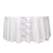 12"x108" Wave Mesh Table Runner with Embroidered Sequins RUN_02_WAVE_WHBK