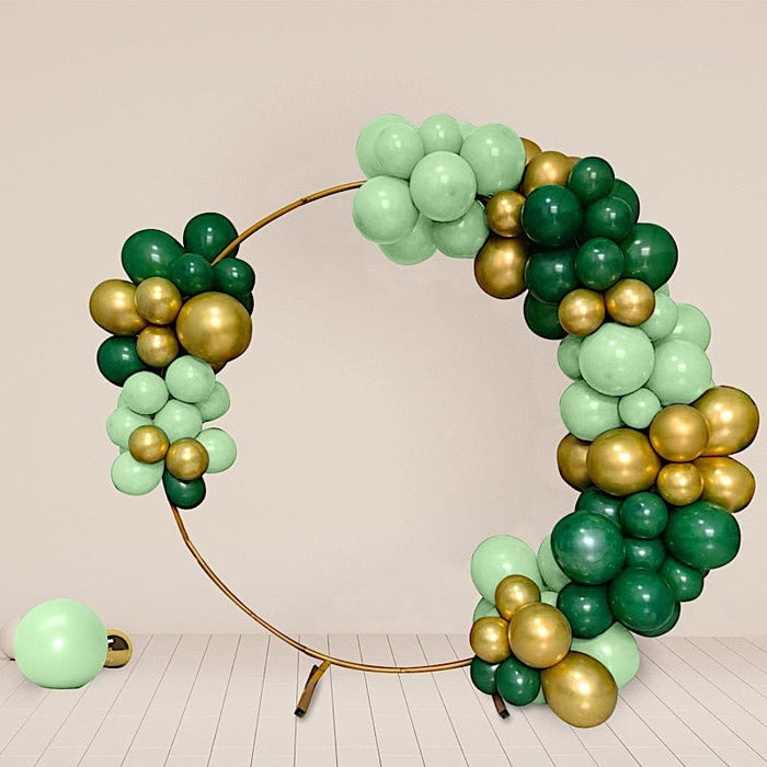 120 Assorted DIY Balloon Garland Kit - Gold and Green BLOON_KIT12_SGGD